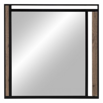 Bigbuy Home Sienas spogulis Melns Bēšs 70 x 2 x 70 cm