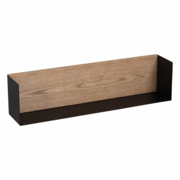 Bigbuy Home Полка Коричневый Чёрный Деревянный Железо 60 x 12 x 15 cm