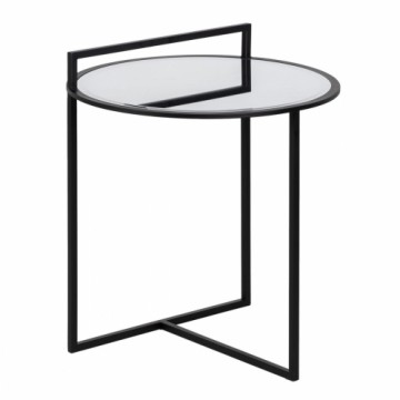 Bigbuy Home Вспомогательный столик Чёрный Железо Зеркало 59 x 59 x 67,5 cm