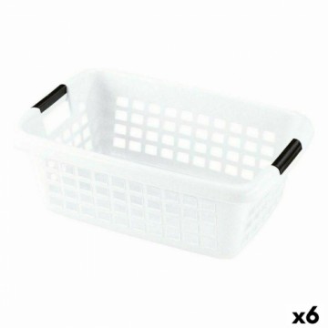 Laundry basket With handles White 50 L (6 Units)