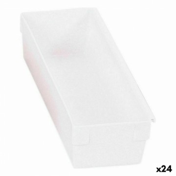 Bigbuy Home Daudzfunkcionāla Kaste Modulārs Balts 22,5 x 8 x 5,3 cm (24 gb.)