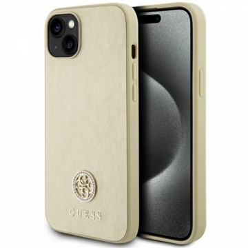 Guess GUHCP15MPS4DGPD iPhone 15 Plus 6.7" złoty|gold hardcase Strass Metal Logo