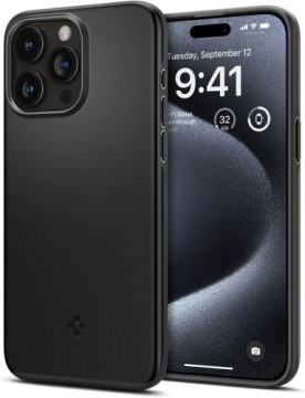 Spigen Thin Fit iPhone 15 Pro 6.1" czarny|black ACS06686