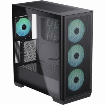 ATX Pus-torņveida Kārba Aerocool APNX-C1-BK-V1-ARGB