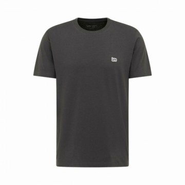Men’s Short Sleeve T-Shirt Lee Patch Logo Grey