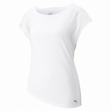 Women’s Short Sleeve T-Shirt Puma Studio Foundation White
