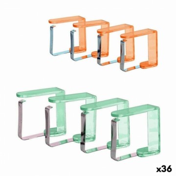 Bigbuy Home Galdauta Klipsis 4,5 x 4,3 cm (4 Daudzums) (36 Vienības)