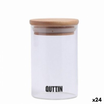 Банка из прозрачного стекла Quttin    6,5 x 11 cm Силикон 250 ml (24 штук)