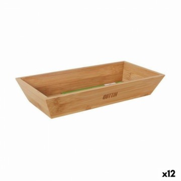 Bļoda Quttin Brūns Bambuss 29,3 x 14 x 5 cm (12 gb.)