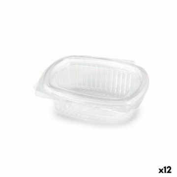 Pārtikas konservēšanas trauks Algon Vairākkārtēja lietošana 250 ml Caurspīdīgs Ovāls 14 x 11 x 4,5 cm (12 gb.)