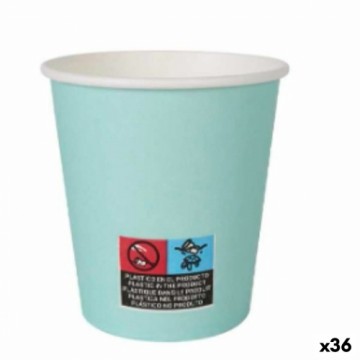 Набор стаканов Algon Картон Одноразовые Аквамарин 36 штук 200 ml (24 Предметы)