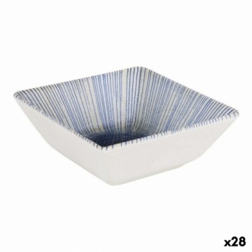 Snack Bowl La Mediterránea Irys Porcelain 13 x 13 x 5 cm (28 Units)
