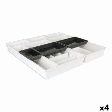 Virtuves Piederumu Organizators Tontarelli Bella Balts 7 Daudzums 49,5 x 49,2 x 6,7 cm (4 gb.)