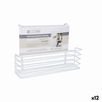 Virtuves Plaukta Grozs Confortime Balts 34 x 12 x 22 cm (12 gb.)