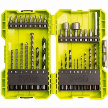 Drill bits and tits set Ryobi RAK32DDMIX 32 Pieces Hex PZ pH