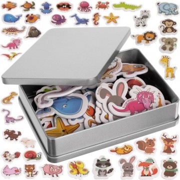 Kruzzel Fridge magnets - animals 40 pcs 22616 (17291-0)