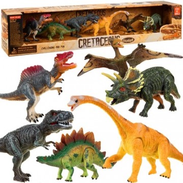 Kruzzel Dinosaurs - movable figures, 6 pcs. 22398 (17158-0)