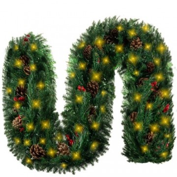 Christmas tree garland 2.7m HQ with Ruhhy 22325 lights (17011-0)