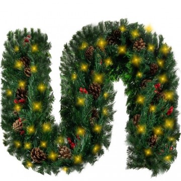 Christmas tree garland 2.7m with Ruhhy 22322 LED lights (17010-0)