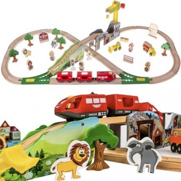 Wooden railway - Kruzzel track 22495 (17009-0)