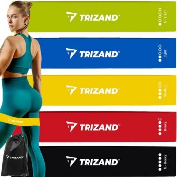 Set of exercise bands - 5 pcs Trizand 21955 (16830-0)