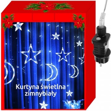 Iso Trade Light curtain 138LED - cold white 31V KŚ11330 (14773-0)