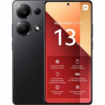 Viedtālruņi Xiaomi Redmi Note 13 PRO 6,67" 8 GB RAM 256 GB Melns