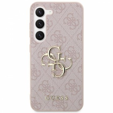 Guess GUHCS24M4GMGPI S24+ S926 różowy|pink hardcase 4G Big Metal Logo