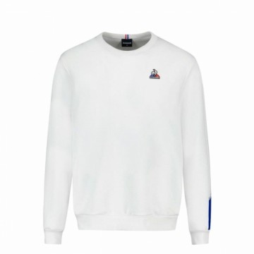 Unisex Sweatshirt without Hood Le coq sportif Tri Crew N°1 New Optical White