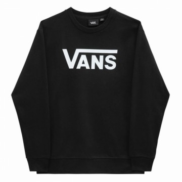 Sieviešu Sporta Krekls bez Kapuča Vans Drop V Logo BFF Crew Melns