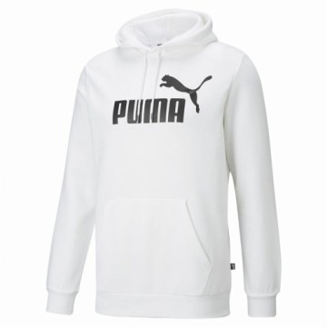 Vīriešu Sporta Krekls ar Kapuci Puma Ess Big Logo Balts