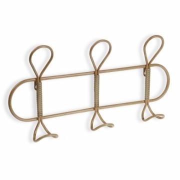 Wall mounted coat hanger Versa Metal Vintage 48,5 x 24 x 6,5 cm