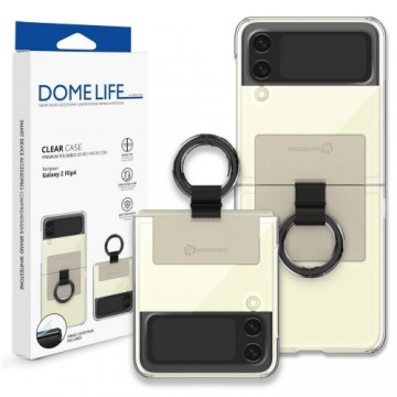 Samsung Whitestone CLEAR CASE RING GALAXY WITH FLIP 4 BEIGE