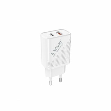 Wall Charger Savio LA-04 White 18 W