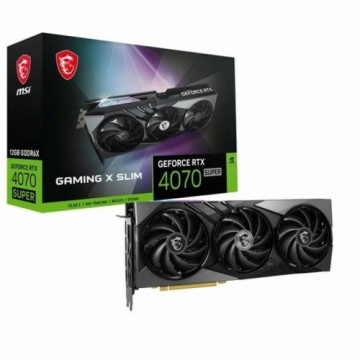 Grafikas Karte MSI GEFORCE RTX 4070 SUPER 12G GAMING X SLIM GEFORCE RTX 4070 12 GB RAM