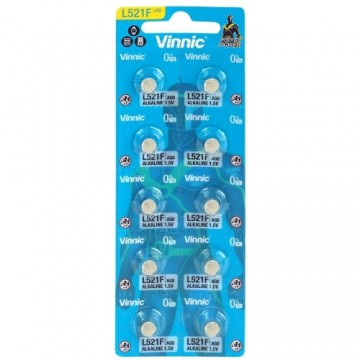 Alkaline mini battery Vinnic G1 / AG1 / L621 / LR60 10 pcs.