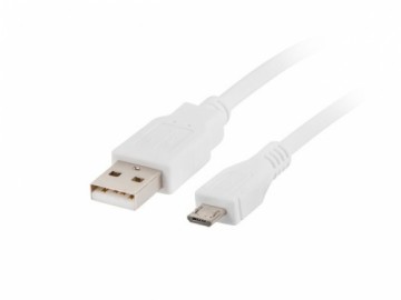 Lanberg CA-USBM-10CC-0018-W USB cable 1.8 m USB 2.0 Micro-USB B USB A White