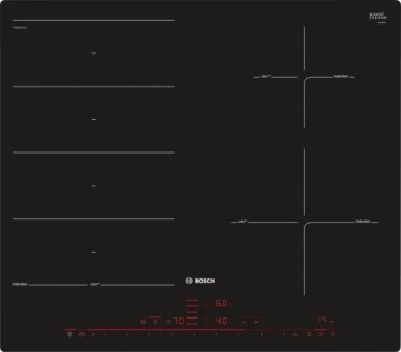 Bosch Serie 8 PXE601DC1E hob Black Built-in Zone induction hob 4 zone(s)