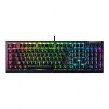 Razer Mechanical Gaming Keyboard BlackWidow V4 X Mechanical Gaming Keyboard Wired US Green Mechanical Switches (Clicky) N/A g