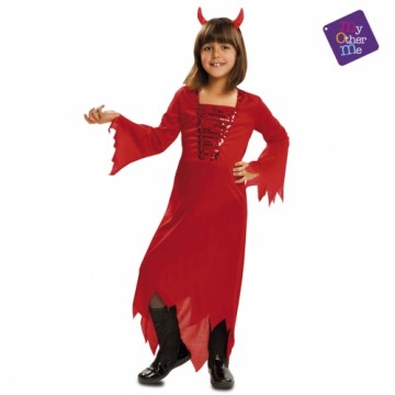Маскарадные костюмы для детей My Other Me Демон-девушка Красный 5-6 Years (2 Предметы)