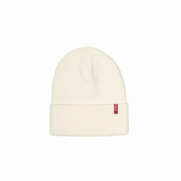 Спортивная кепка Levi's Slouchy Red Tab Beanie  Regular Теплый белый