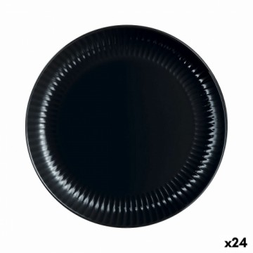 Плоская тарелка Luminarc Cottage Чёрный Cтекло 25 cm (24 штук)