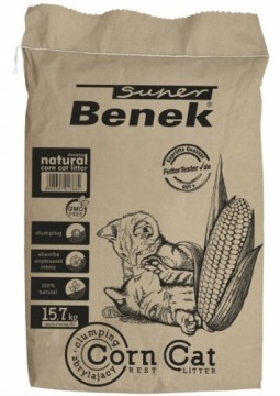 Certech Super Benek Corn Cat - Corn Cat Litter Clumping 25 l