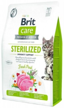 BRIT Care Grain-Free Sterilized Immunity - dry cat food - 7 kg