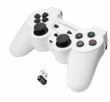 Esperanza EGG108W Gaming Controller Black, White RF Gamepad Analogue / Digital PC, Playstation 3