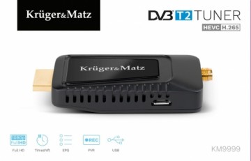 KRUGER & MATZ mini Tuner DVB-T2 H.265 HEVC KM9999