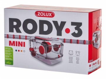 ZOLUX Rody 3 Mini Cage - red
