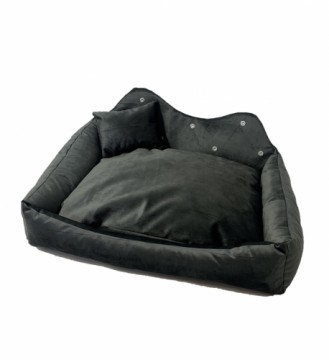 GO GIFT Prince graphite XL - pet bed - 60 x 45 x 10 cm