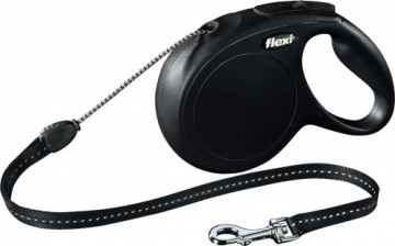 Flexi New CLASSIC 8 m Black Dog Retractable lead