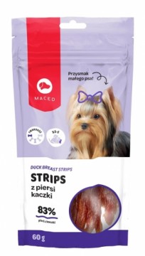 MACED Duck breast strips - Dog treat - 60g